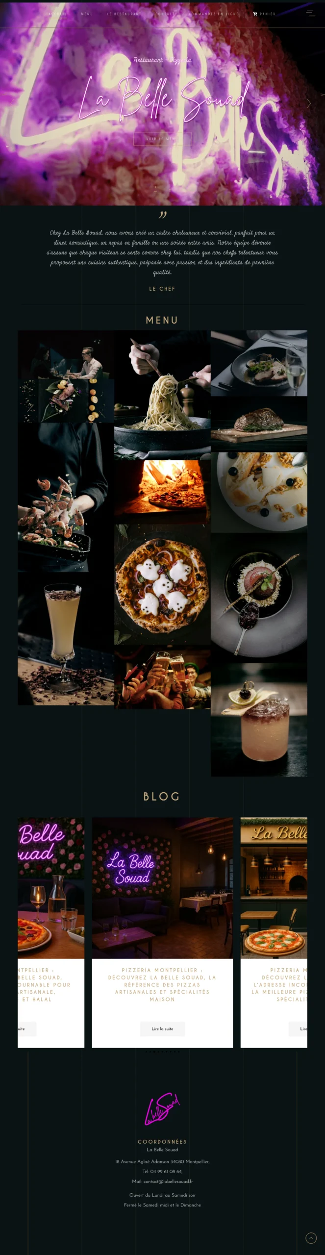 Screenshot La Belle Souad Full Page