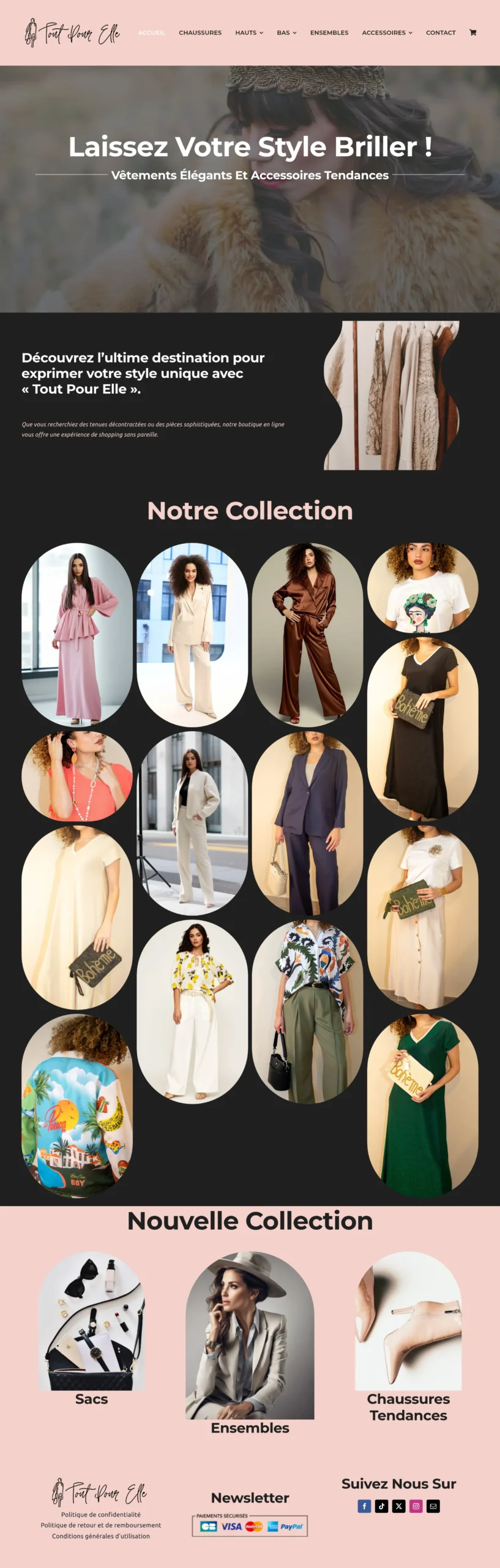Screenshot Tout Pour Elle Full Page