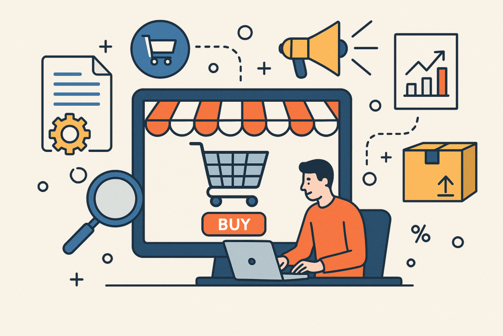 Création site e-commerce : guide pour une boutique en ligne performante