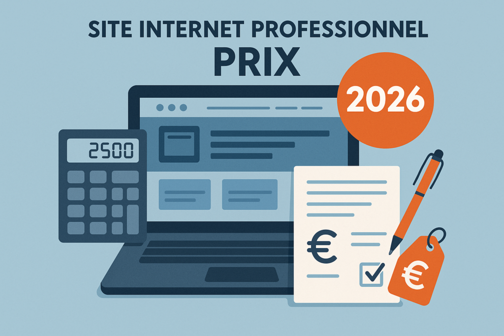 Site Internet Professionnel Prix : Guide Complet et Fourchettes en 2026
